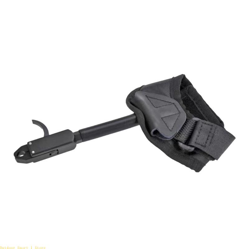 Archery Release Aid Caliper Wrist - a0kaキャリパーリリースリストバンドリストストラップ調整アーチェリスボウシュートトリガー