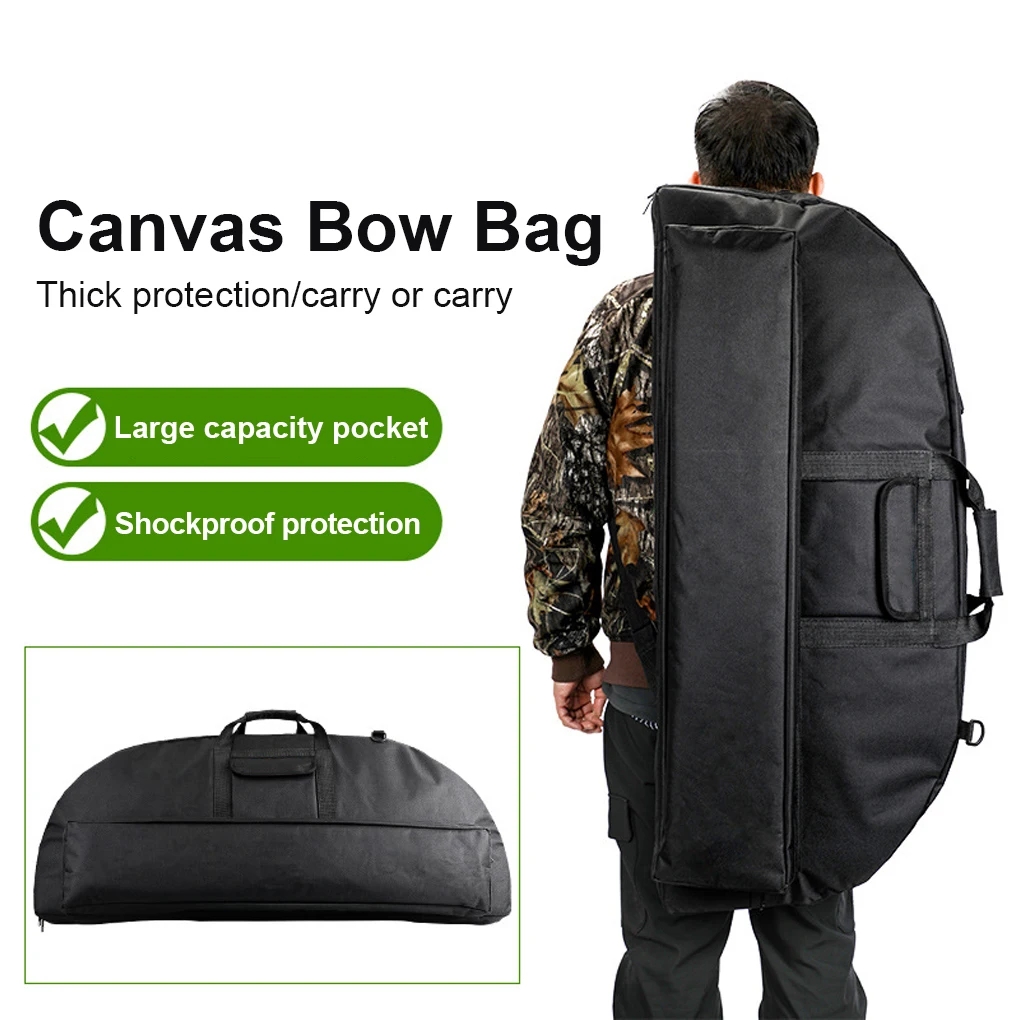 Bow Case Padded Soft Compound Bow - 95CM/100CM/115CM ソフトパッド入りコンパウンドボウケースバックパック矢筒ポケット