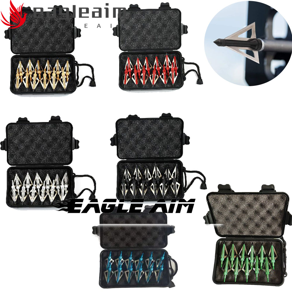 3つの固定鋼ブレードを備えたNarcheryヘビーヘッド、1 - Broadheads 100 Grain 3 Blade Hunting のレビューと価格