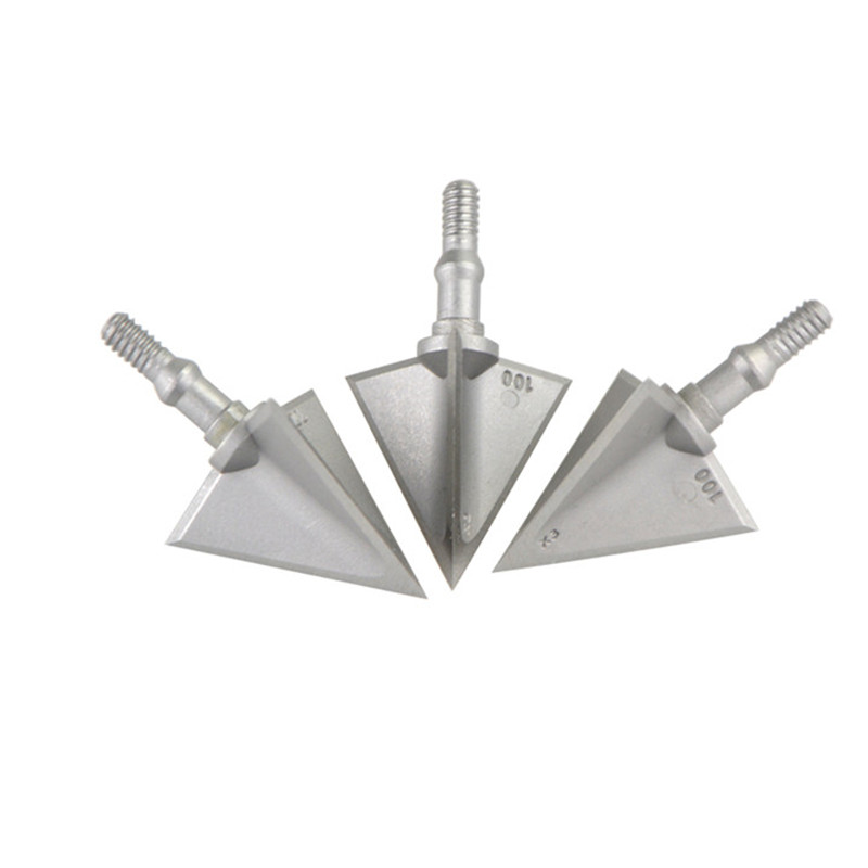6/12 個アーチェリー矢じり 3 ブレードブロードヘッド  - Broadheads 100 Grain 3 Blade Hunting のレビューと価格