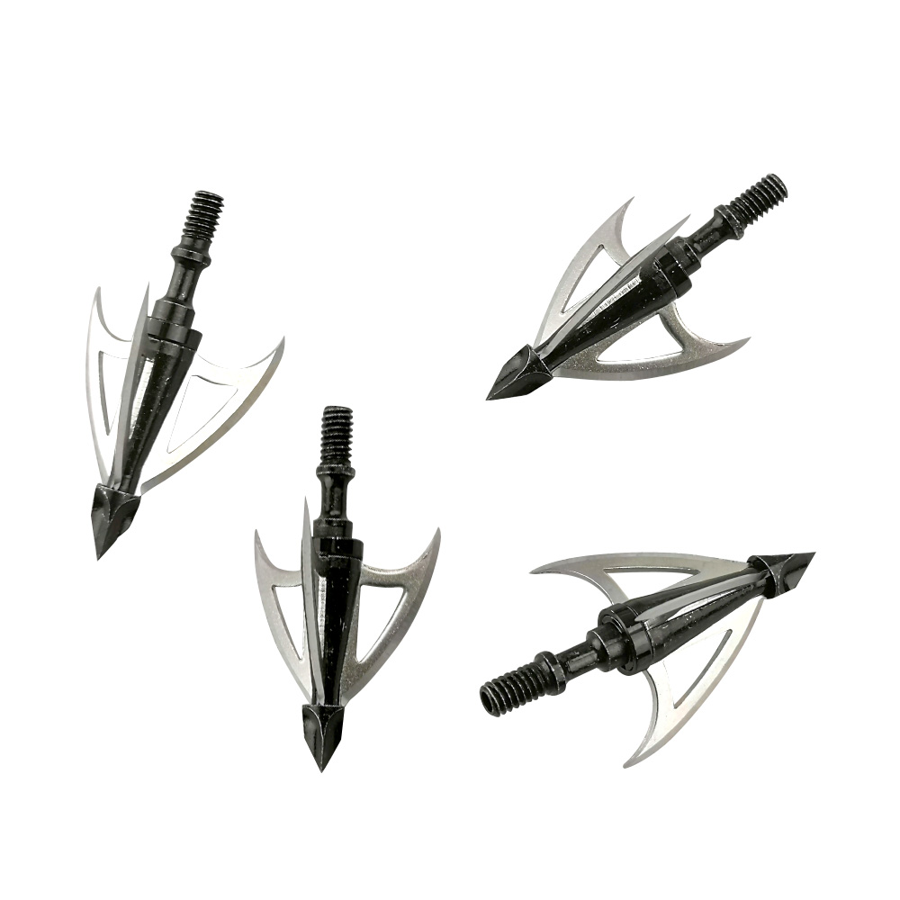 6/12個入り 100グレイン アローヘッド アーチェリー  - Broadheads 100 Grain 3 Blade Hunting のレビューと価格