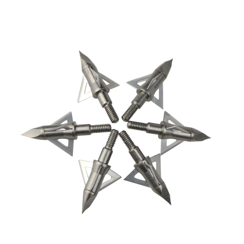 12個入り 100グレイン ステンレス鋼製 3枚刃 ブロード - Broadheads 100 Grain 3 Blade Hunting のレビューと価格