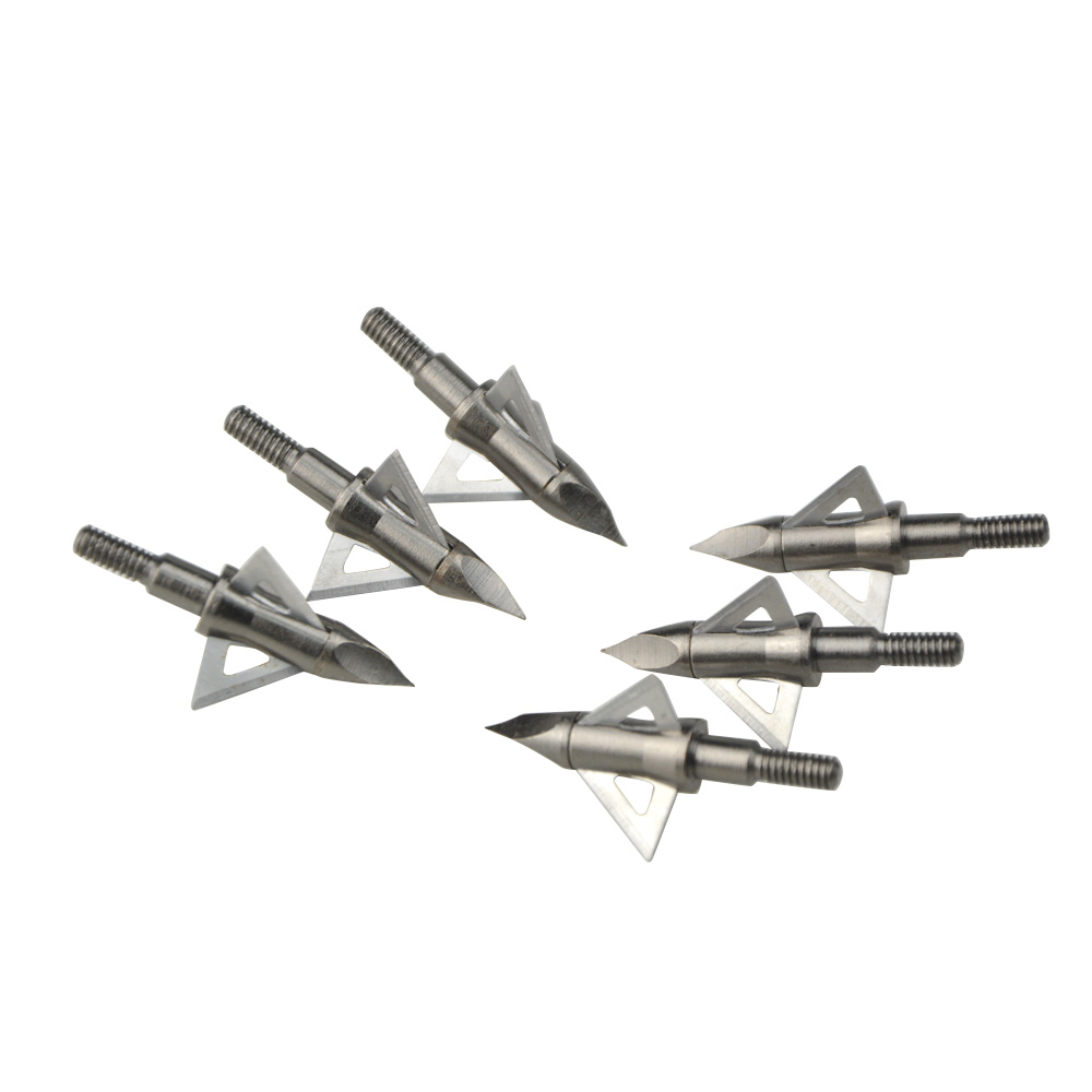12個入り 100グレイン ステンレス鋼製 3枚刃 ブロード - Broadheads 100 Grain 3 Blade Hunting のレビューと価格