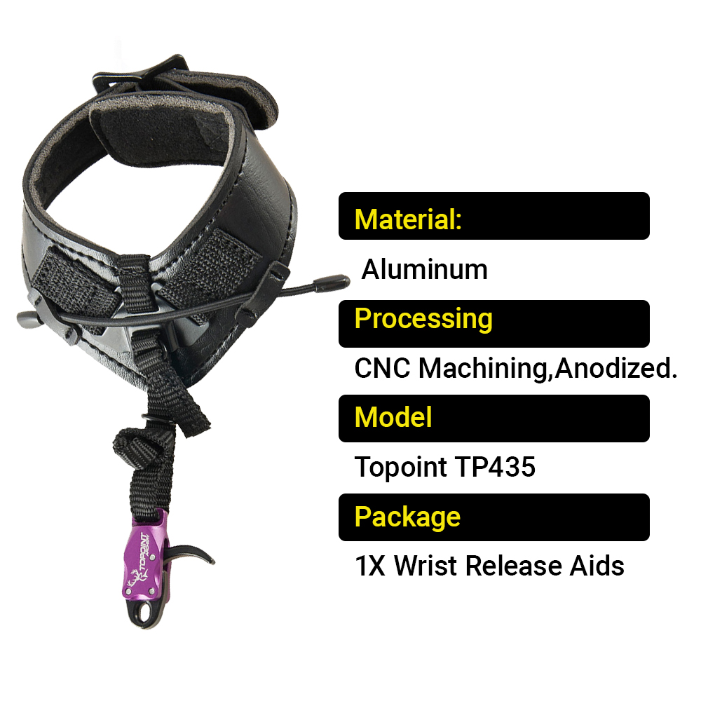 TP435 コンパウンドボウリリース アーチェリーリリース  - Archery Release Aid Caliper Wrist のレビューと価格
