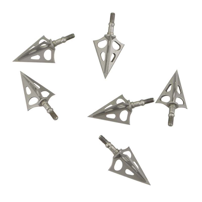ステンレス鋼合金の衛生ヘッド,狩猟用アクセサリー,3つの固定 - Broadheads 100 Grain 3 Blade Hunting のレビューと価格