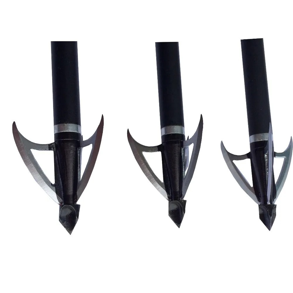 狩猟用矢印,3ブレード,矢印の先端,クロスボウ,アーチェリー - Broadheads 100 Grain 3 Blade Hunting のレビューと価格