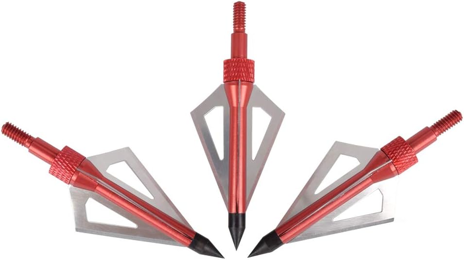 狩猟ブロードヘッド 3 ブレードアーチェリーブロードヘッド  - Broadheads 100 Grain 3 Blade Hunting のレビューと価格