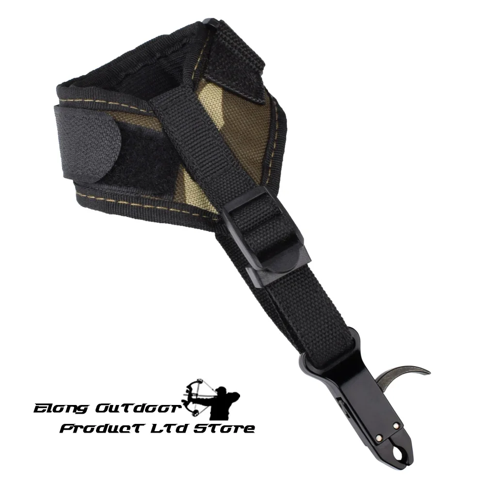 コンパウンドボウ用カモフラージュ柄のリストストラップ式リリー - Archery Release Aid Caliper Wrist のレビューと価格