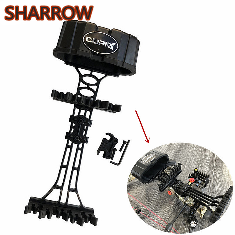 アーチェリー 5 穴矢印矢筒ホルダークイックリリースブラック - Archery Quiver 5 Arrow Bow Mount のレビューと価格