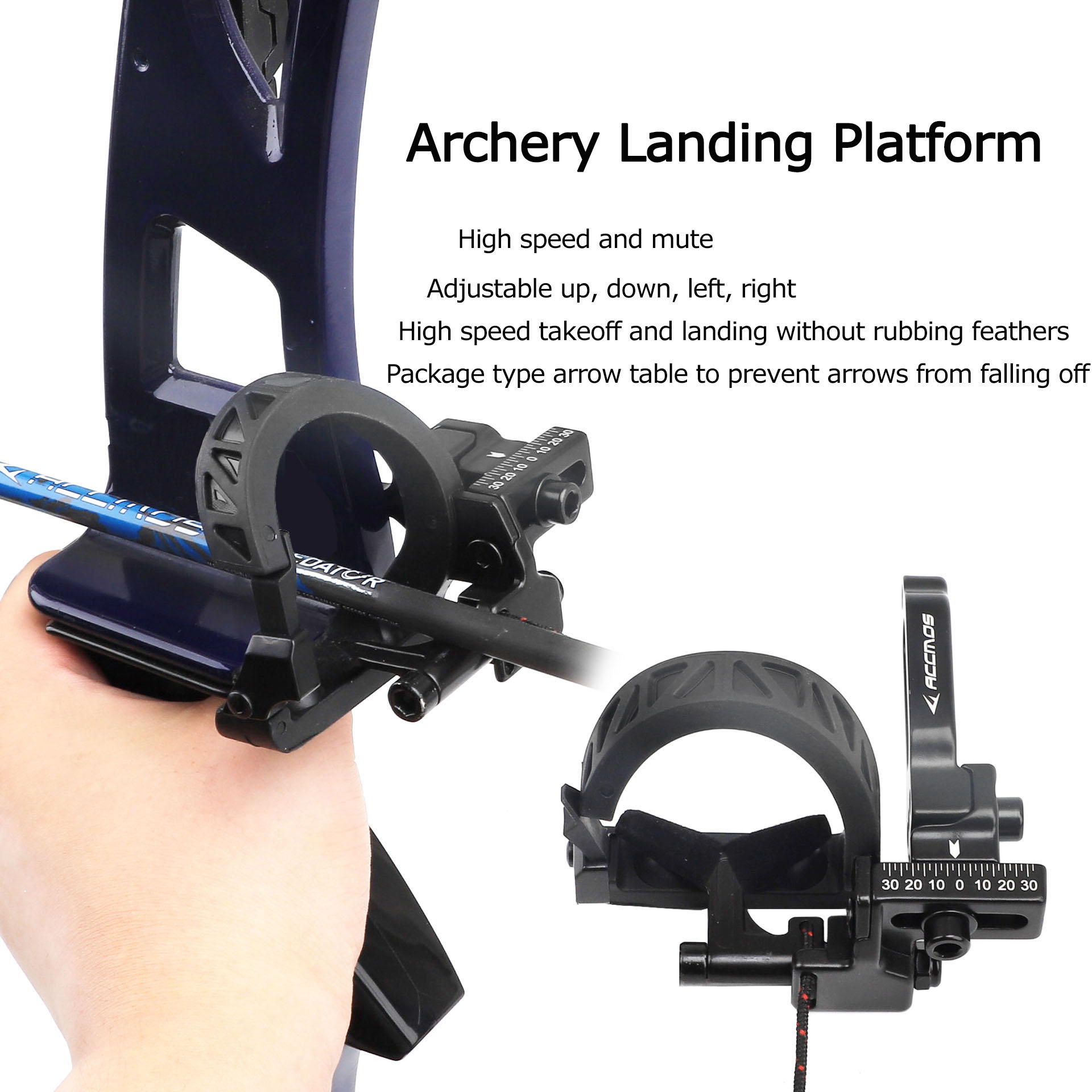 D3 D6 調整可能な左右兼用コンパウンドボウ用アローレスト - Arrow Rest Drop Away Compound Bow のレビューと価格