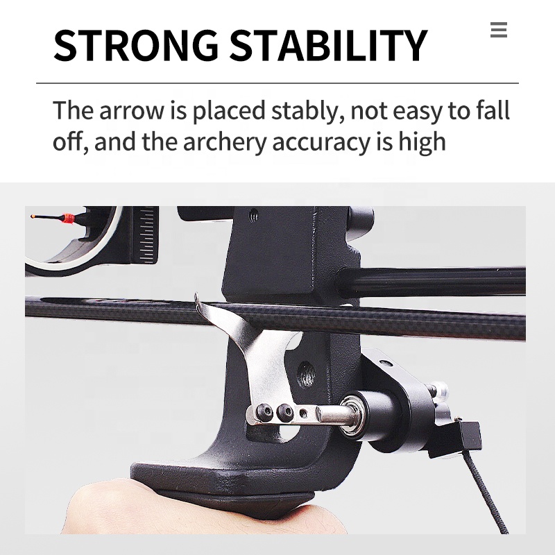 矢を簡単に取り外せるアローレスト。高速で、右利きまたは左利き - Arrow Rest Drop Away Compound Bow のレビューと価格