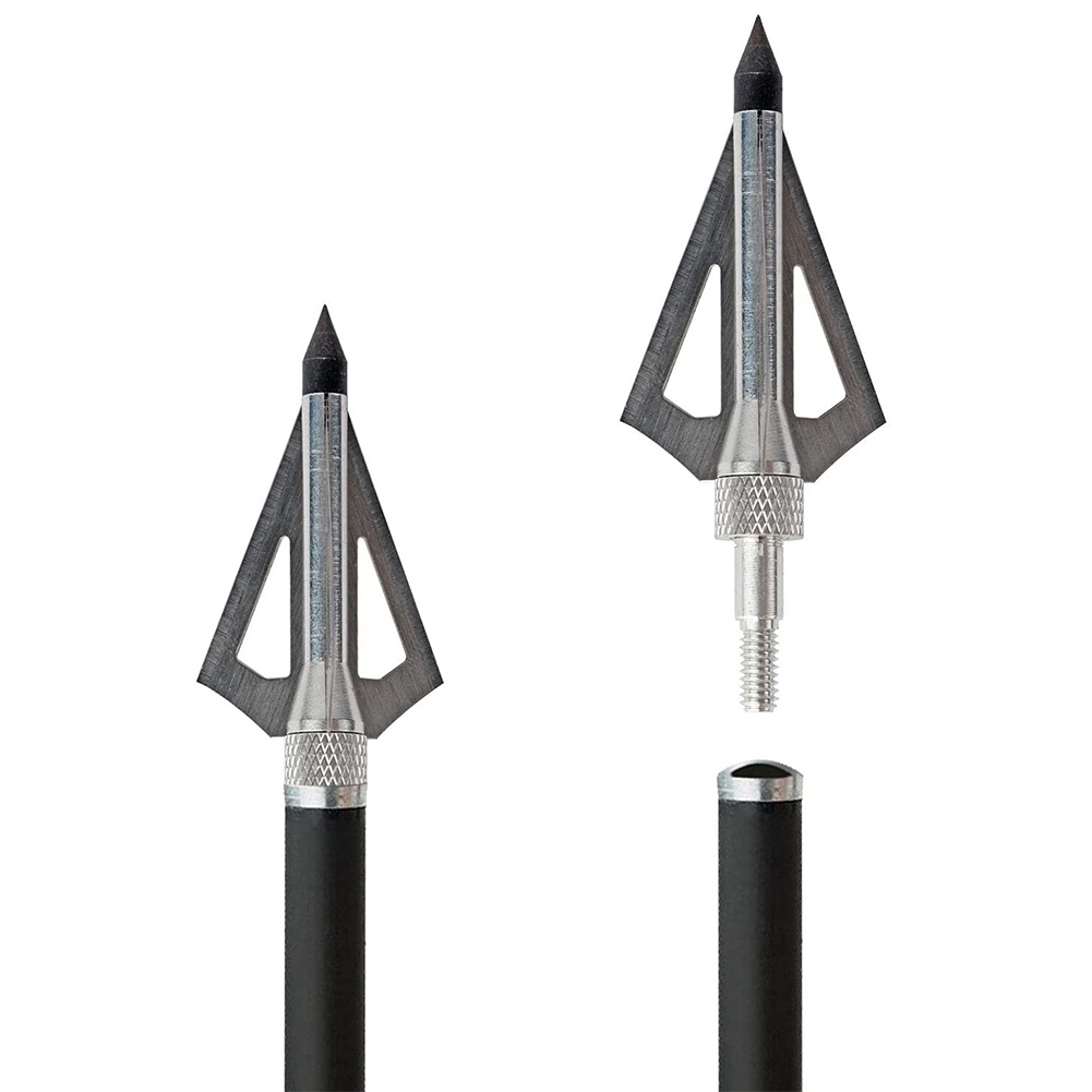 12個入りメタルハンティングアーチェリーブロードヘッド 10 - Broadheads 100 Grain 3 Blade Hunting のレビューと価格