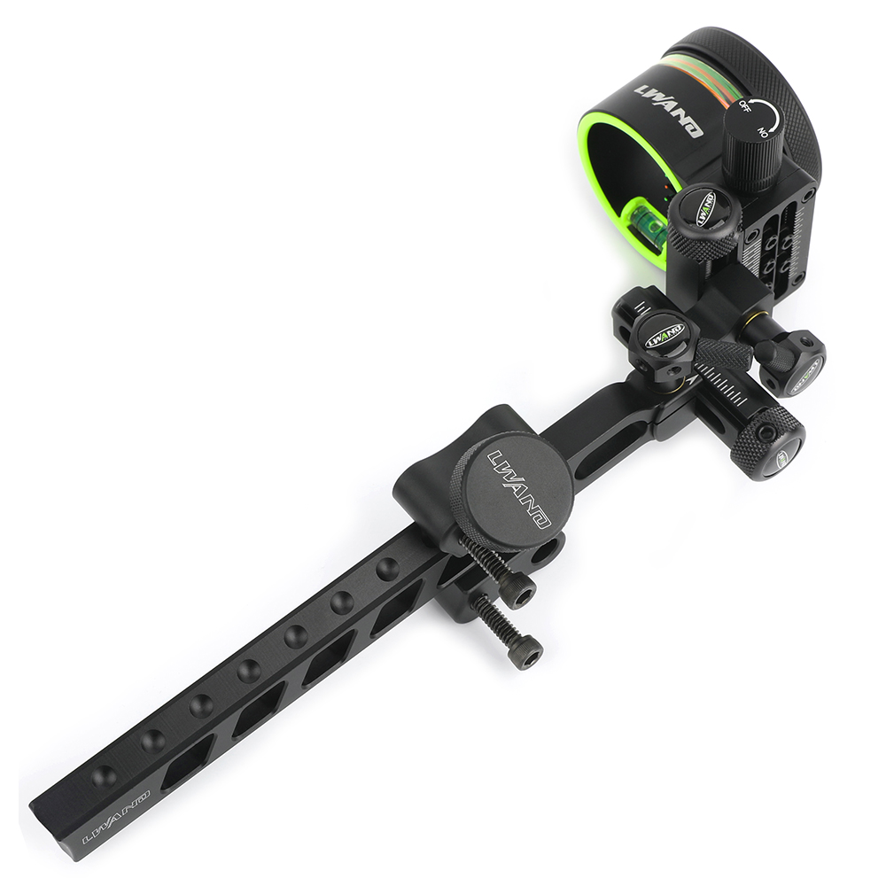 アーチェリー 5 ピン ショート/ロング アーチェリー ボウ - Compound Bow Sight 5 Pin Fiber Optic のレビューと価格