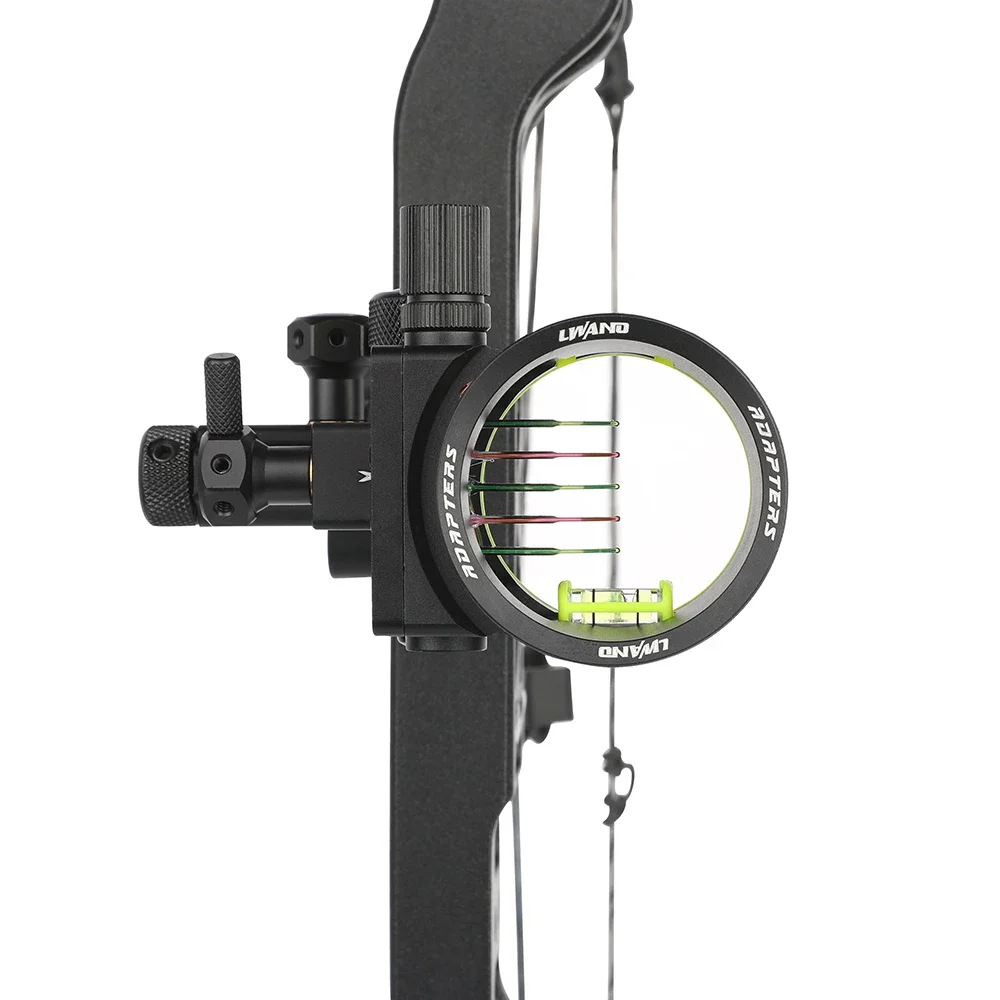 アーチェリー 5 ピン ショート/ロング アーチェリー ボウ - Compound Bow Sight 5 Pin Fiber Optic のレビューと価格