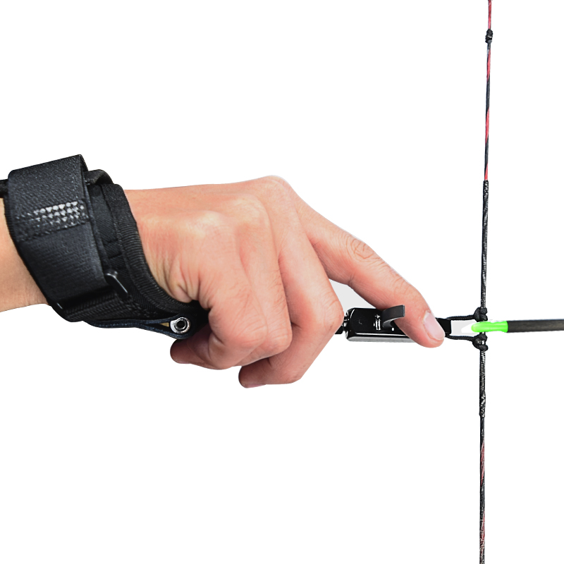 1xキャリパーリリースエイドブラックカモコンパウンドボウ調整 - Archery Release Aid Caliper Wrist のレビューと価格