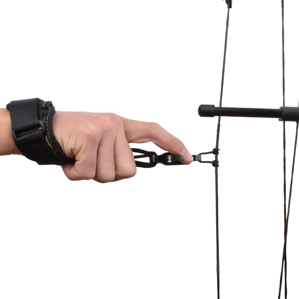 1xキャリパーリリースエイドブラックカモコンパウンドボウ調整 - Archery Release Aid Caliper Wrist のレビューと価格
