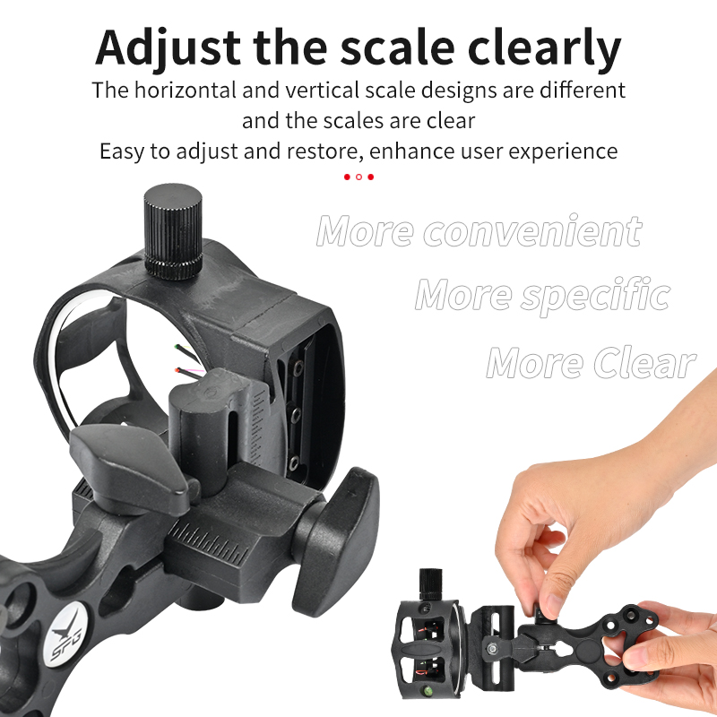 アーチェリー複合弓照準器 5 ピン調整可能な複合弓 0.01 - Compound Bow Sight 5 Pin Fiber Optic のレビューと価格