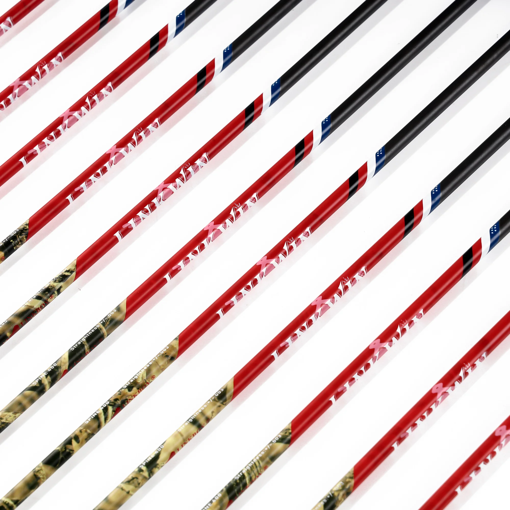 LinkboyアーチェリーID6.2MMカーボン矢 スパイン - Carbon Arrows 30 Inch Spine 400 500 のレビューと価格