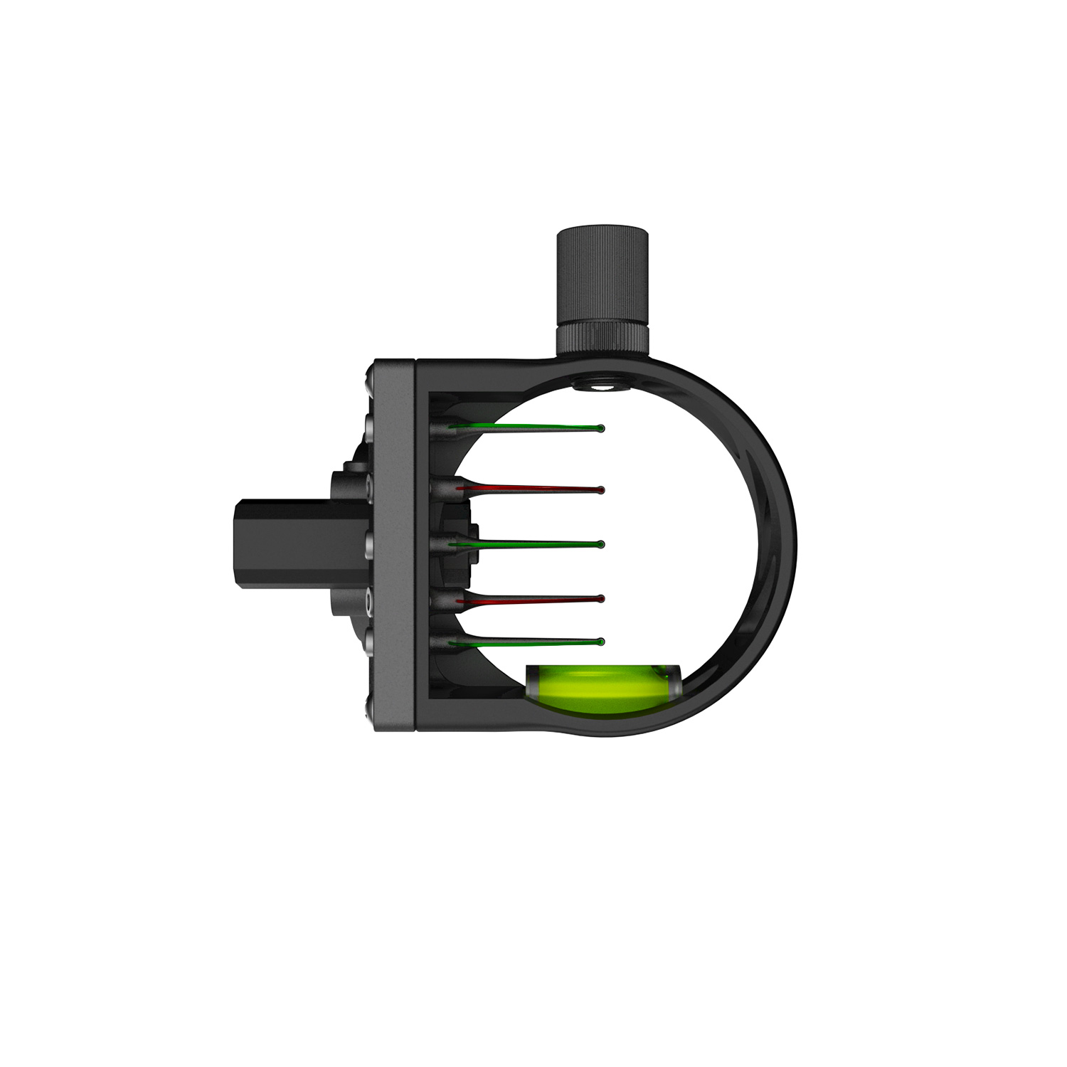 サンリダ ドラゴン9 コンパウンドボウサイト 5ピン 光ファ - Compound Bow Sight 5 Pin Fiber Optic のレビューと価格