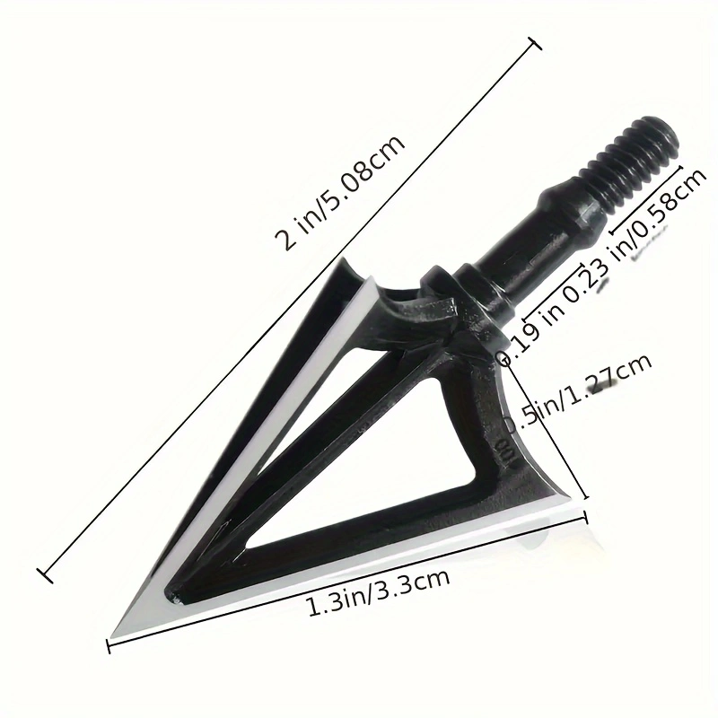 6PK ハンティングブロードヘッド 100グレイン プレミア - Broadheads 100 Grain 3 Blade Hunting のレビューと価格