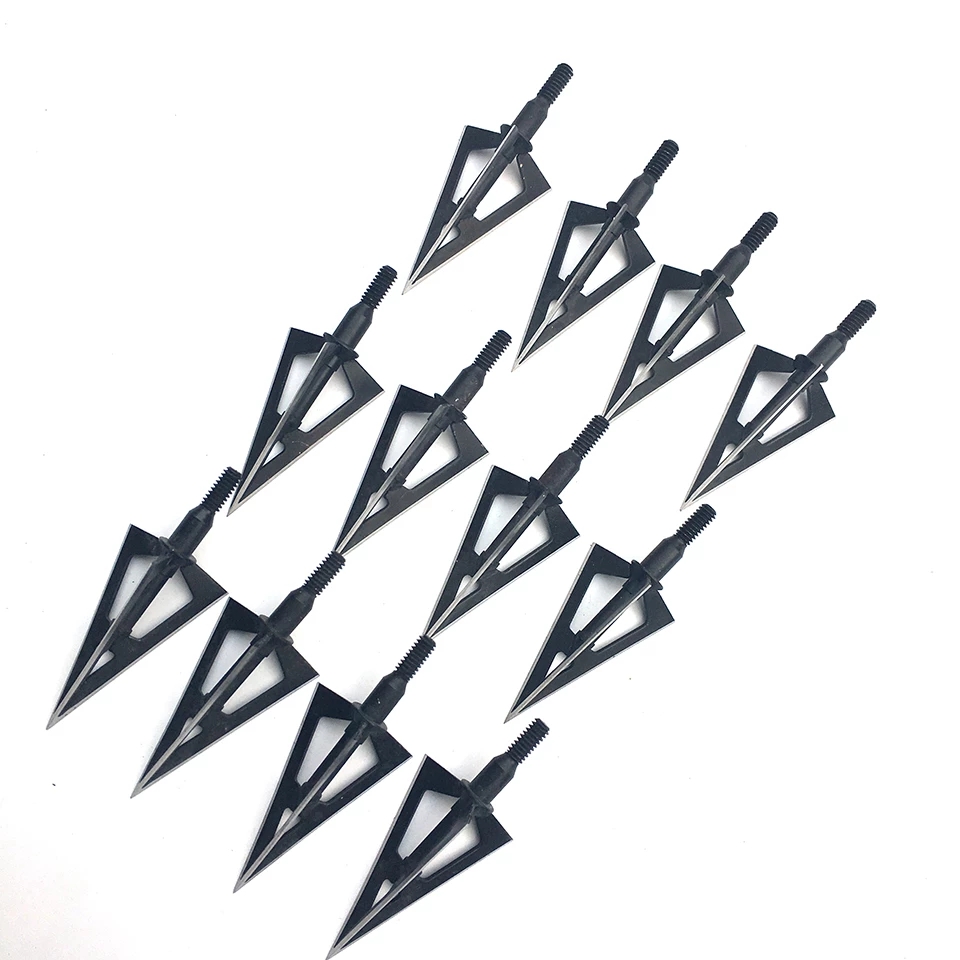 3/6/12/24/60個入り、100グレインの矢じり、狩猟 - Broadheads 100 Grain 3 Blade Hunting のレビューと価格