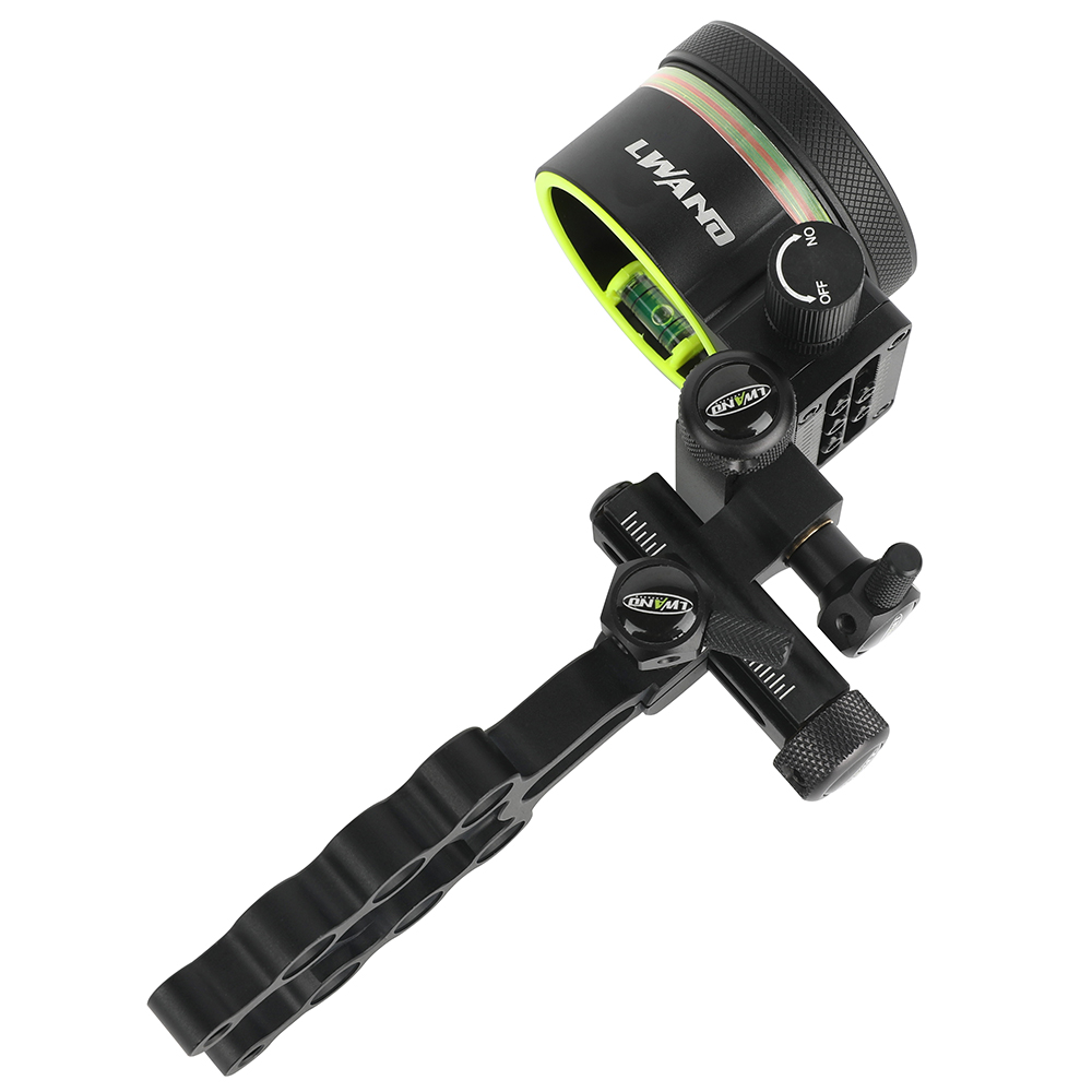 ‌ 4X 6X 8X レンズ複合弓照準器 0.019 ファイ - Compound Bow Sight 5 Pin Fiber Optic のレビューと価格