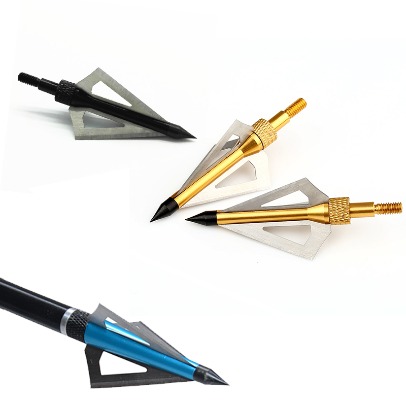 ブロードヘッド矢じり 100グレイン 125グレイン 3固定 - Broadheads 100 Grain 3 Blade Hunting のレビューと価格