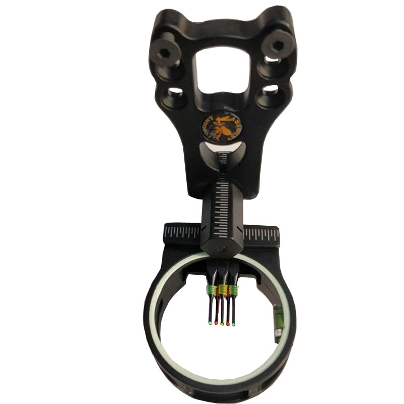 0.029インチ/5ピン、調整可能なコンパウンドボウ用照準器 - Compound Bow Sight 5 Pin Fiber Optic のレビューと価格