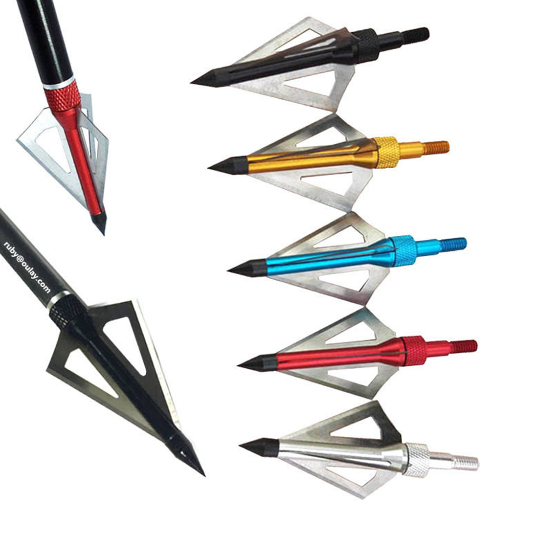 6/12 個 100 グレイン 3 ブレードシャープハンティ - Broadheads 100 Grain 3 Blade Hunting のレビューと価格