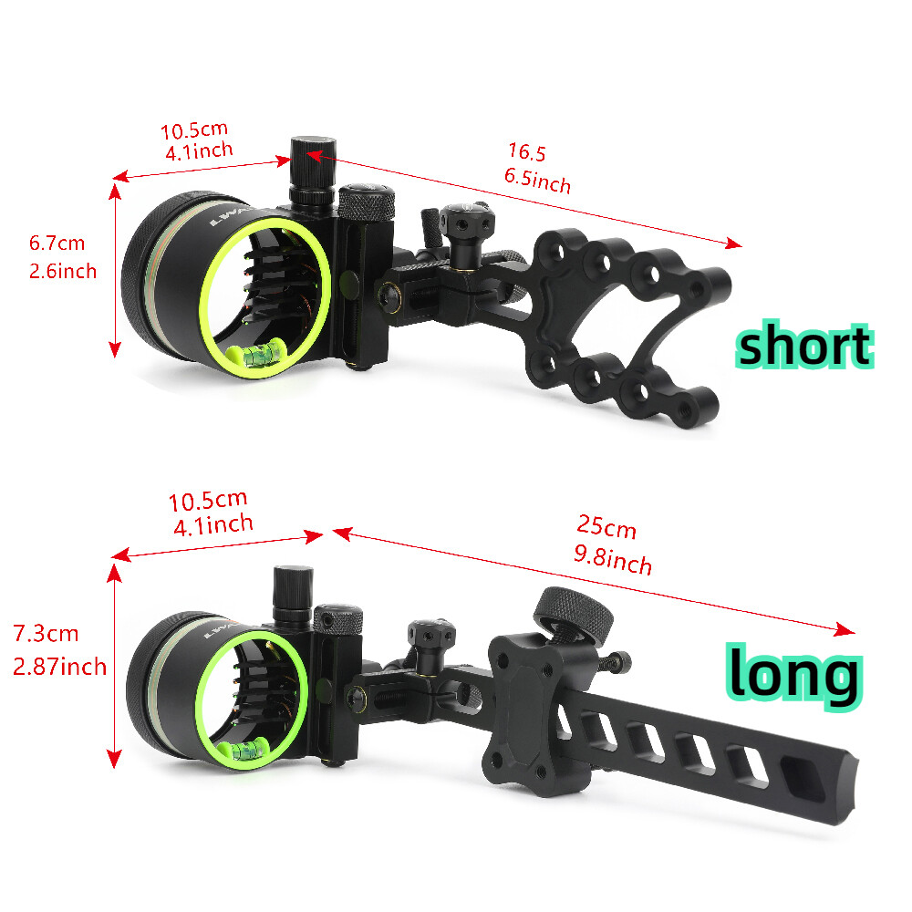 アーチェリー調整可能0.019インチ光ファイバー5ピンボウサ - Compound Bow Sight 5 Pin Fiber Optic のレビューと価格