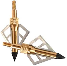クロスボウブロードヘッド 100 グレイン 12 パックアー - Broadheads 100 Grain 3 Blade Hunting のレビューと価格