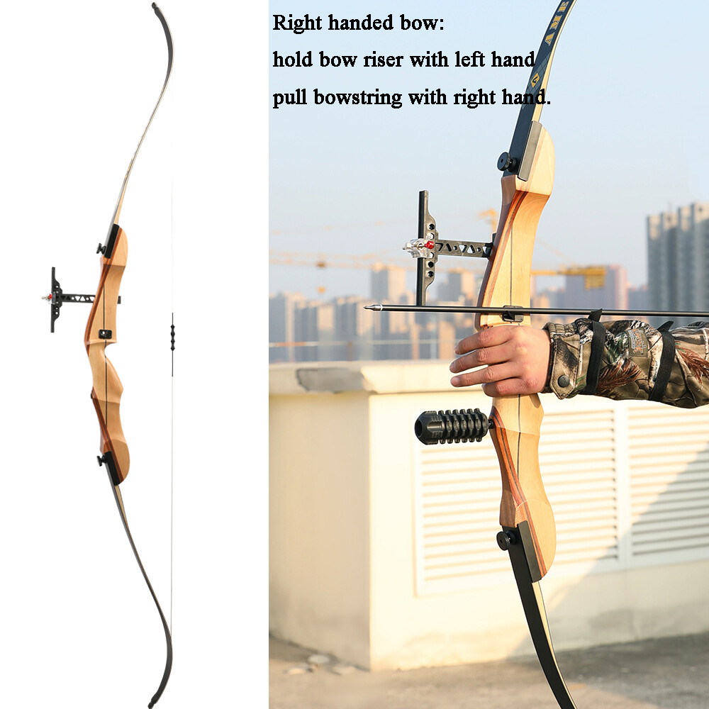 68インチ ハンティングボウ 20-40ポンド リカーブボウ - Recurve Bow Takedown 40 Lbs Target のレビューと価格