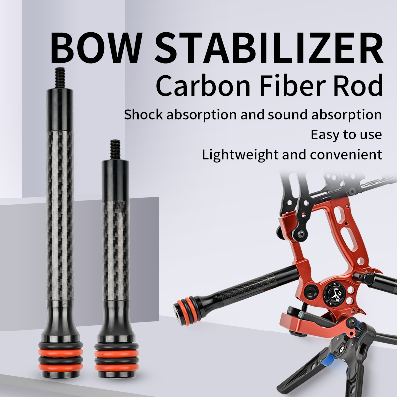 SPGアーチェリースタビライザーバー6/8インチコンパウンド - Bow Stabilizer Carbon Fiber 8 Inch のレビューと価格