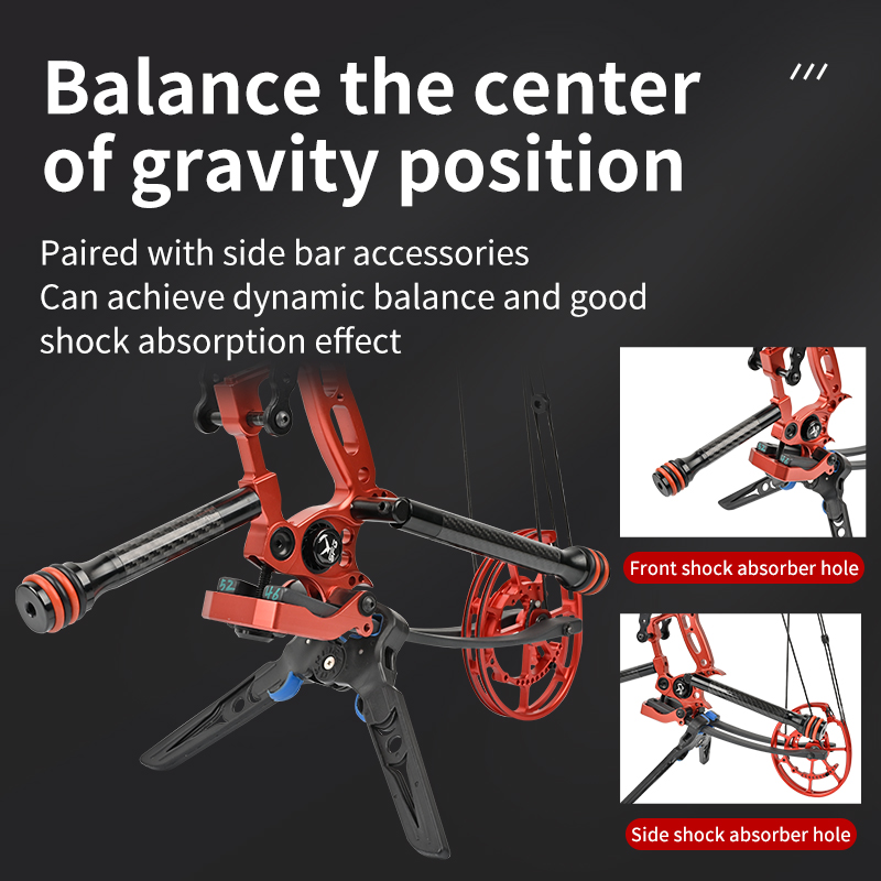 SPGアーチェリースタビライザーバー6/8インチコンパウンド - Bow Stabilizer Carbon Fiber 8 Inch のレビューと価格