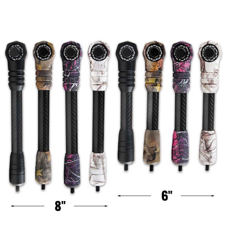 アーチェリー化合物の弓 6/8 インチショックアブソーバー減 - Bow Stabilizer Carbon Fiber 8 Inch のレビューと価格
